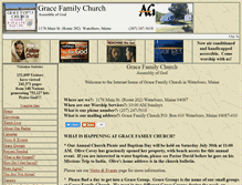 Tablet Screenshot of gracefamilyag.org